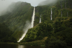 Poço da Ribeira do Ferreiro, after heavy rain, Azores, Flores